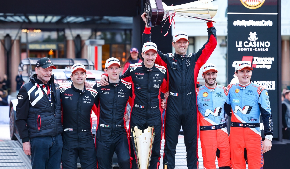 TOYOTA GAZOO Racing Kicks Off Season with One Two Rally Monte Carlo Win